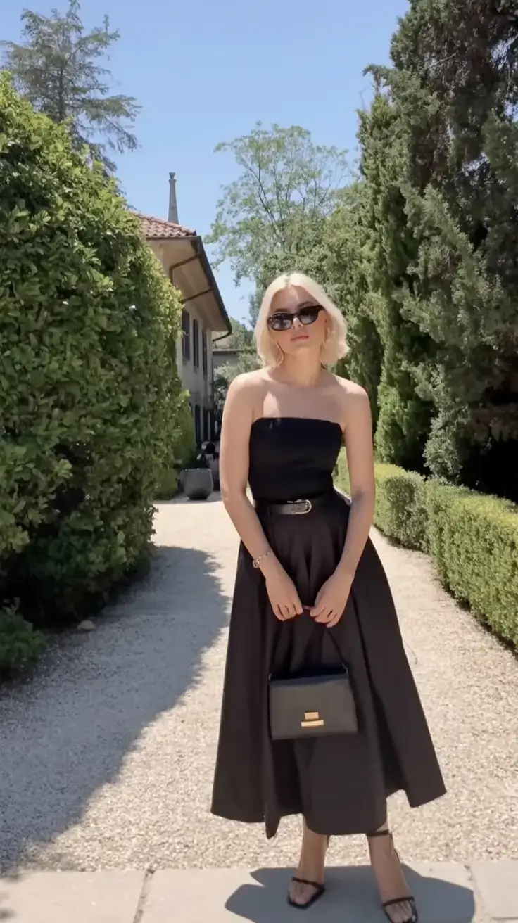 elegant europe spring outfits 2026 Blackout Elegance, Redefined