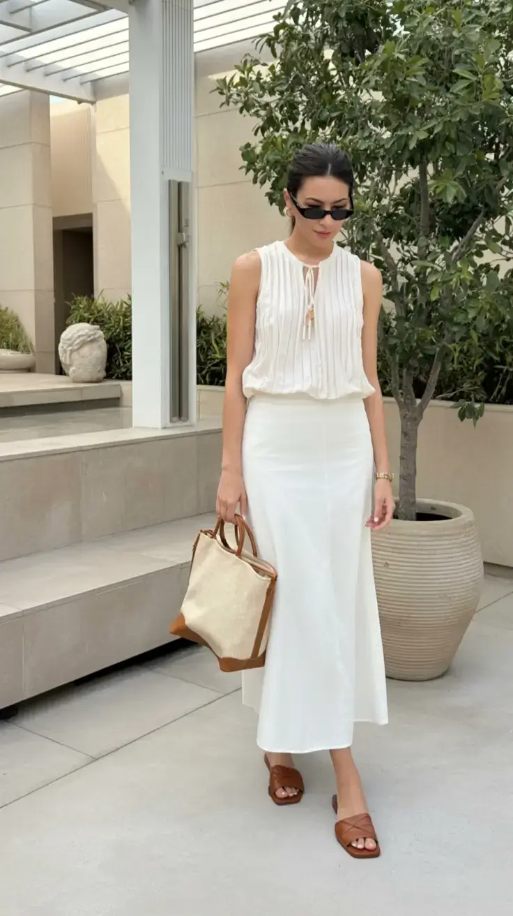 elegant europe spring outfits 2026 Light Layers and Linen Calm