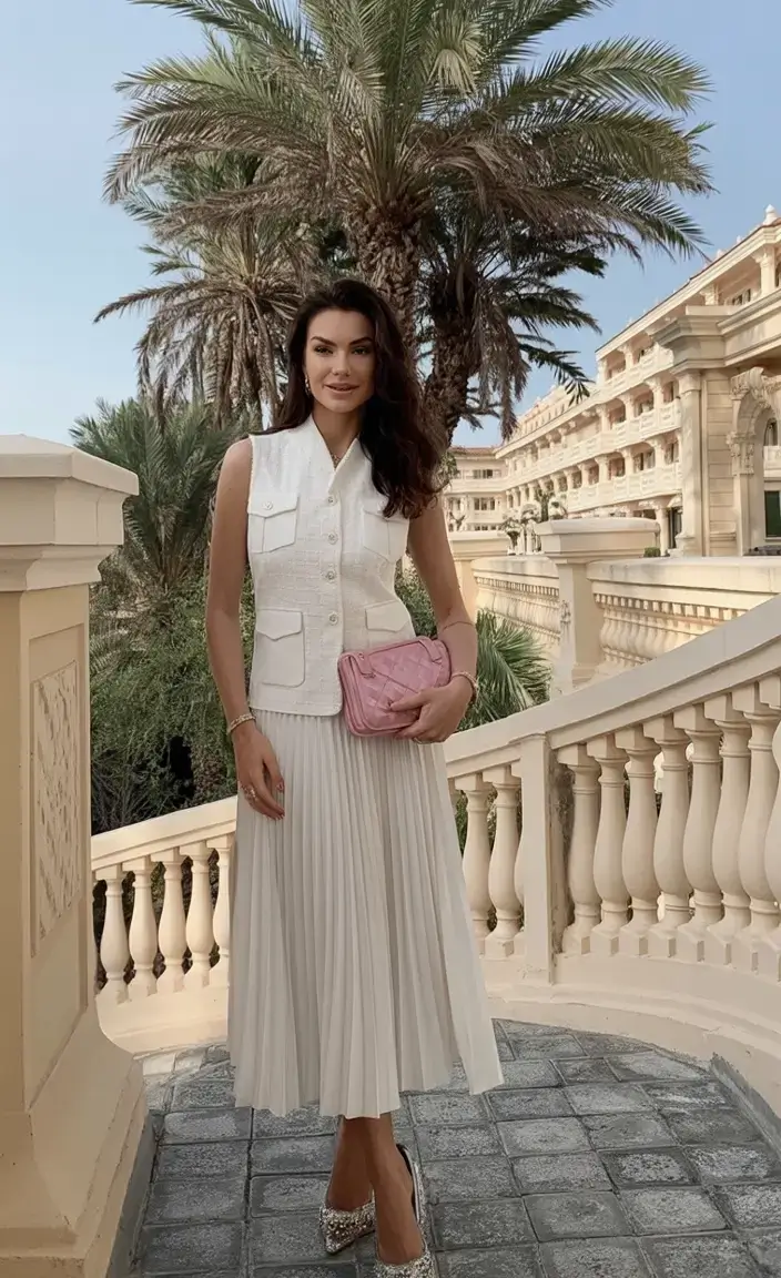 elegant europe spring outfits 2026 Tailored Ease on the Riviera