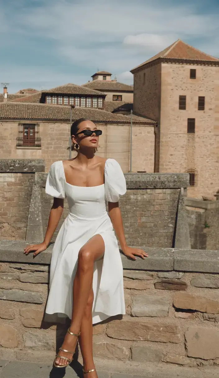 elegant europe spring outfits 2026 Soft Power in Puff Sleeves