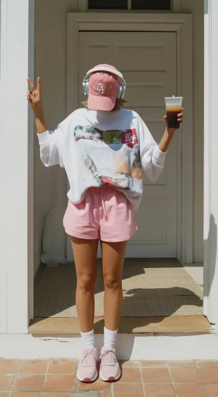 every day spring outfits for 2026+Pink on Pink, with Extra Personality