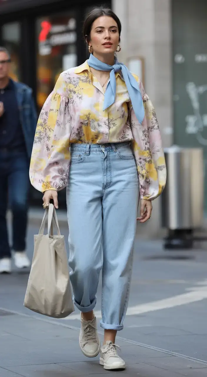 every day spring outfits for 2026+Poetic Prints and Quiet Elegance