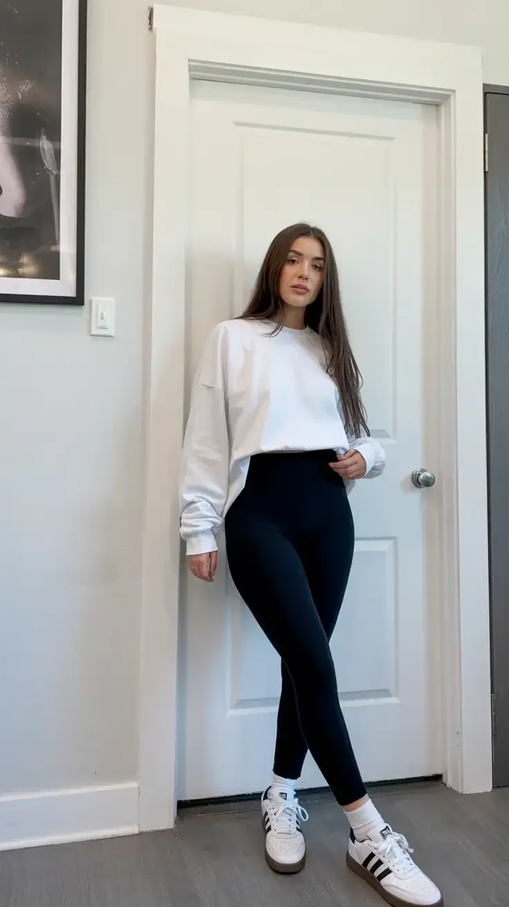 every day spring outfits for 2026+Monochrome Minimalism, But Make It Athletic