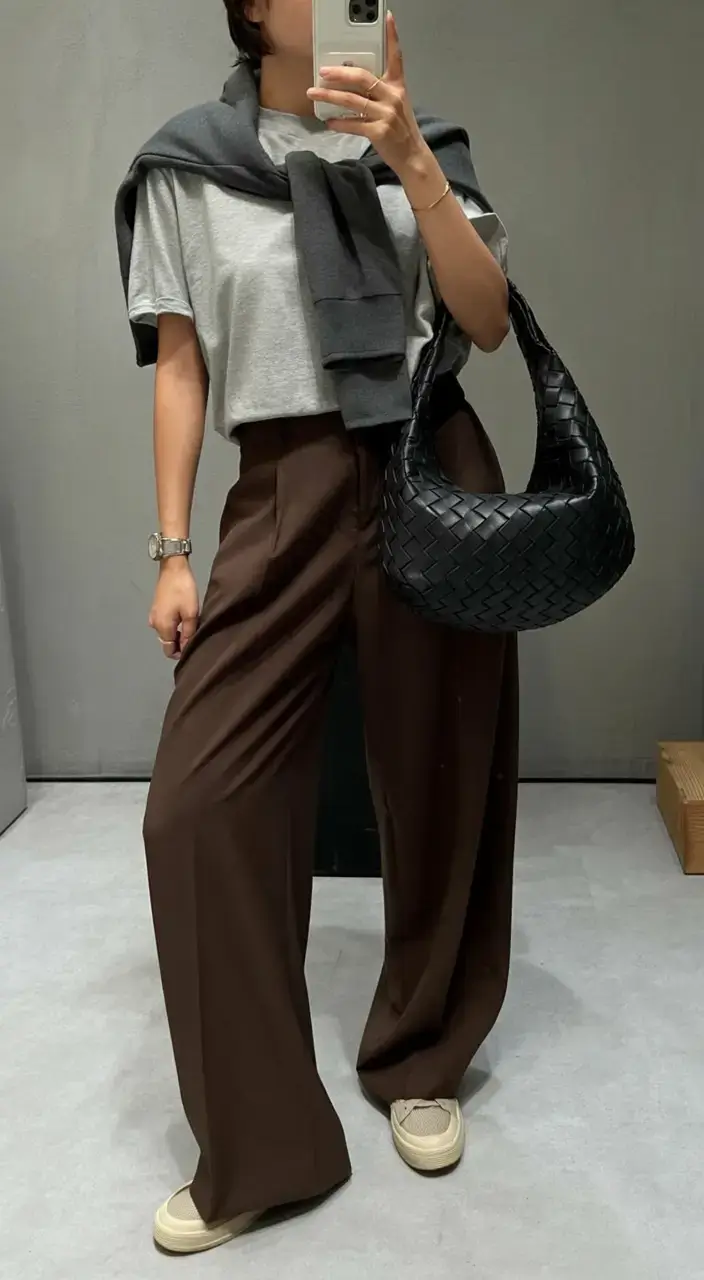 flattering spring outfits for women over 40 2026 Chocolate Tones with a Twist