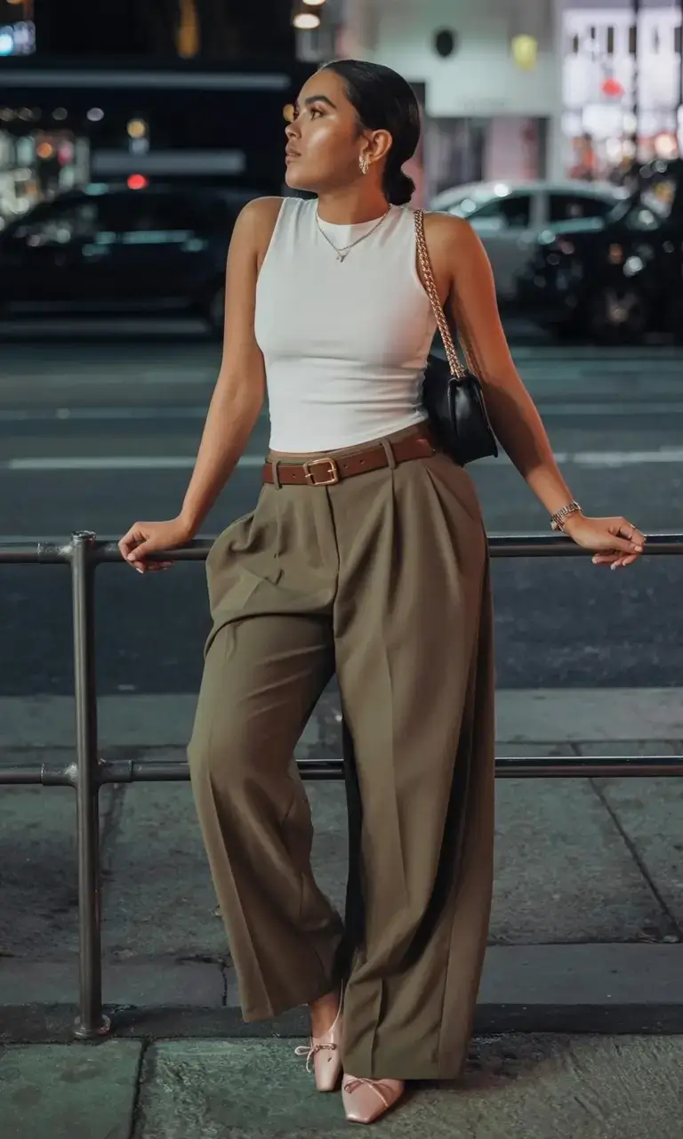 flattering spring outfits for women over 40 2026 Sleek and Sophisticated Modern Night Out