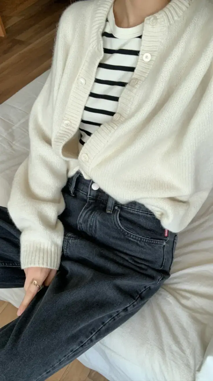 flattering spring outfits for women over 40 2026 Soft Layers in Parisian-Inspired Neutrals