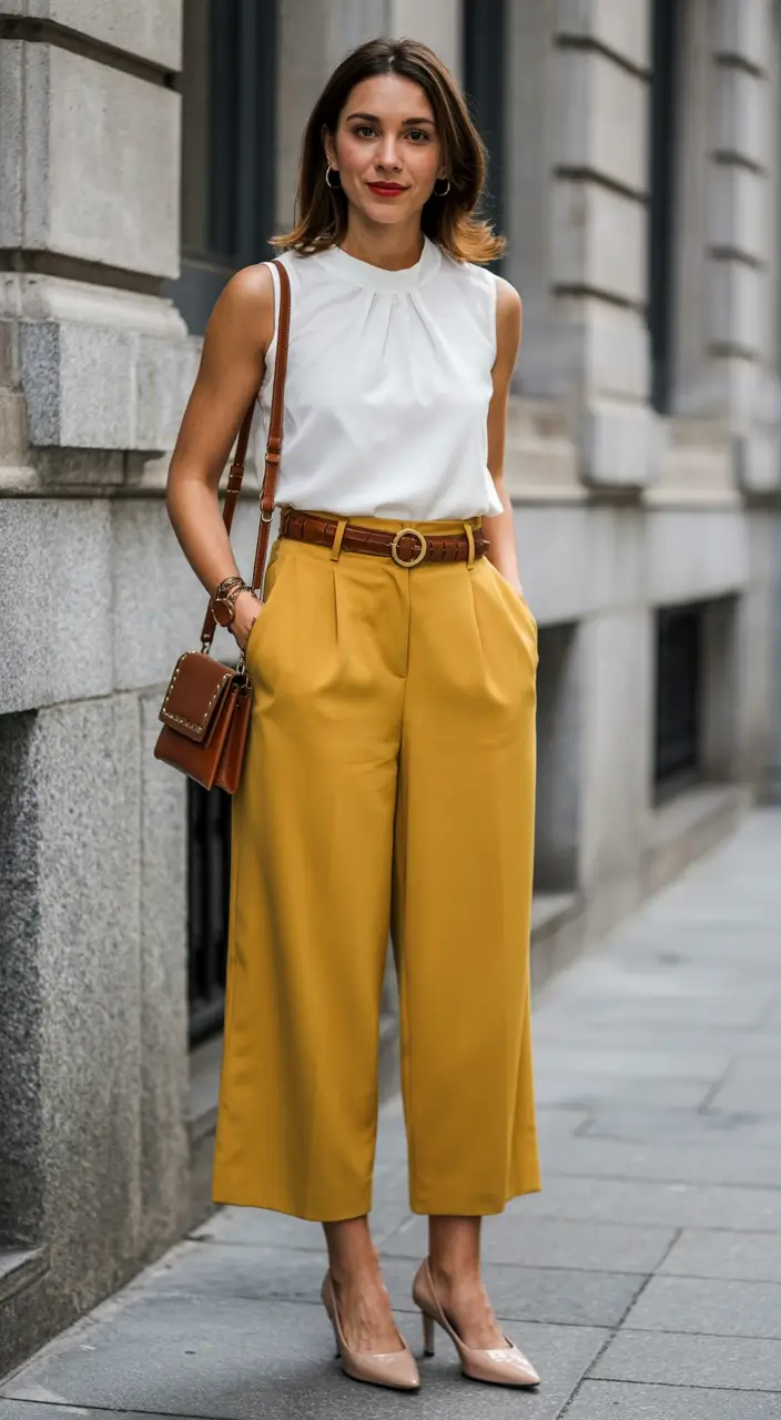 fresh spring office outfits 2026 Sunshine Sophistication