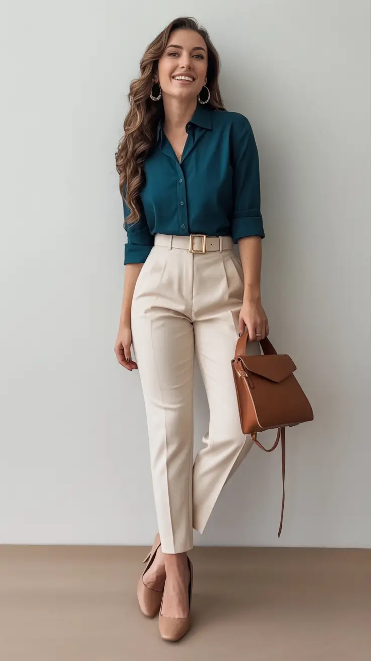 fresh spring workwear 2026 Emerald Office Muse