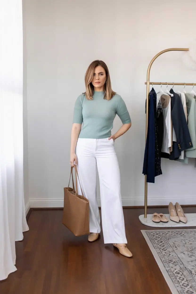 fresh spring workwear 2026 Mint & White for a Breath of Fresh Air