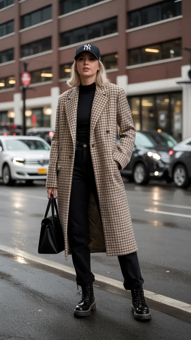 light early spring outfits 2026+Checkmate Layers with Street Style Edge