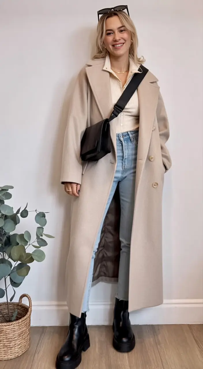 light early spring outfits 2026+Soft Edge with Monochrome Highlights