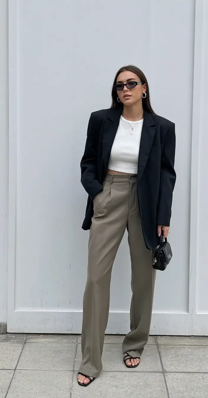 light spring work outfits 2026 Crisp and Cool with a Hint of Sass