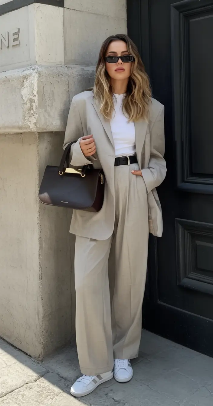 light spring work outfits 2026 The Soft Suit That Does It All
