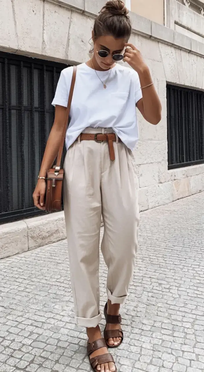 minimalist spring wardrobe guide 2026 Crisp Simplicity with Rustic Roots