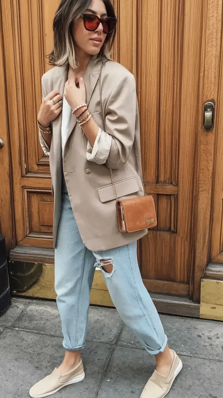 minimalist spring wardrobe guide 2026 Street-Savvy Layers with Soft Cool Tones