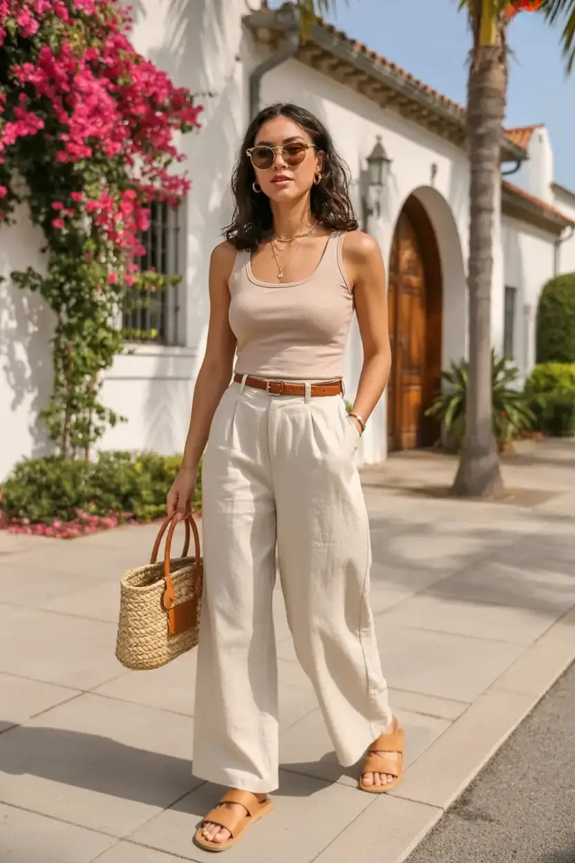 minimalist spring wardrobe guide 2026 Golden Hour in Neutrals