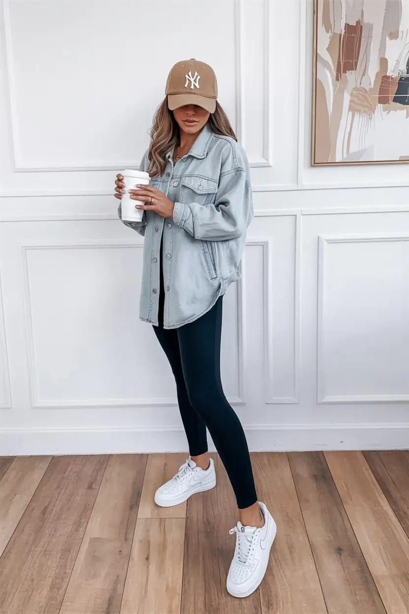 modern leggings outfit spring 2026+Classic Americana, Refreshed for Spring