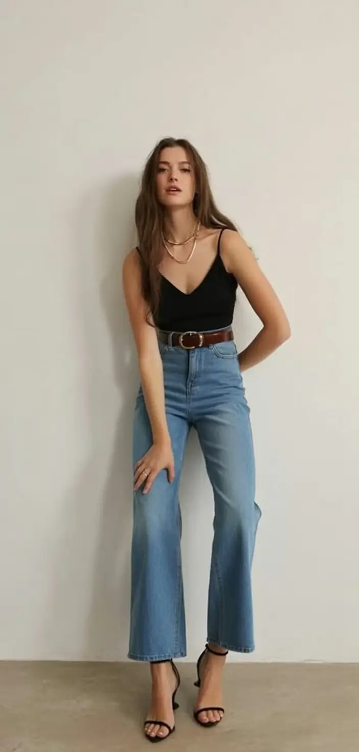 modern spring date night outfit 2026 Cool Girl Simplicity with a Twist