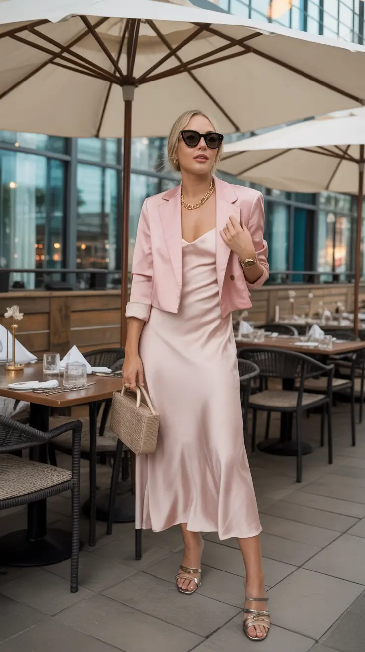 modern spring date night outfit 2026 Power Pastels for a Luxe Spring Statement
