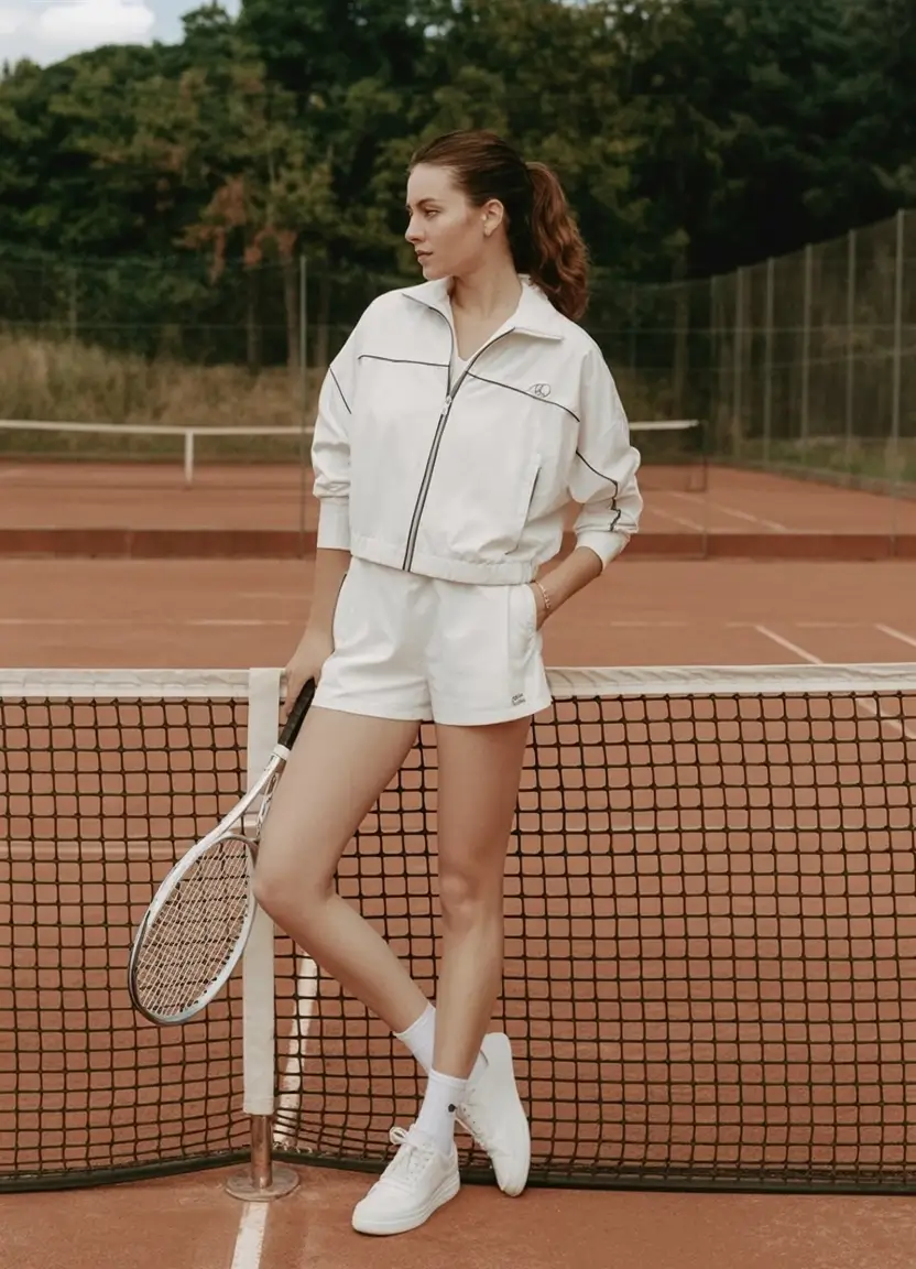 modern spring sport outfits for women 2026 Vintage Tenniscore for the Win