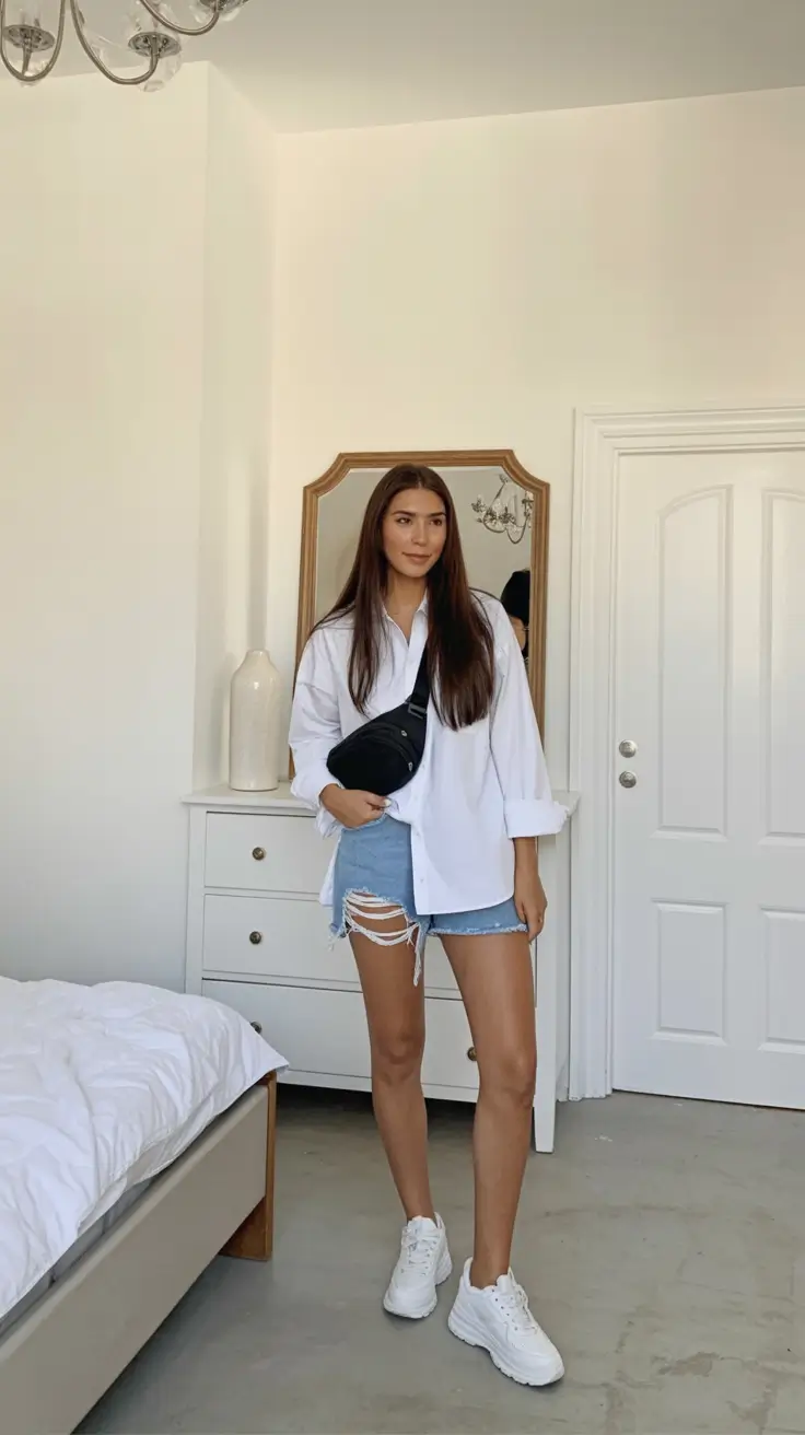 modern spring vacation outfits 2026+Borrowed From the Boys, Made for the Weekend