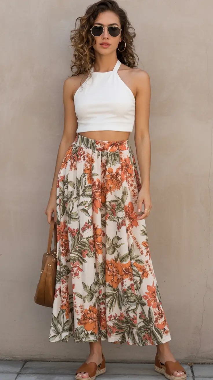 modern spring vacation outfits 2026+Garden Goddess on the Go