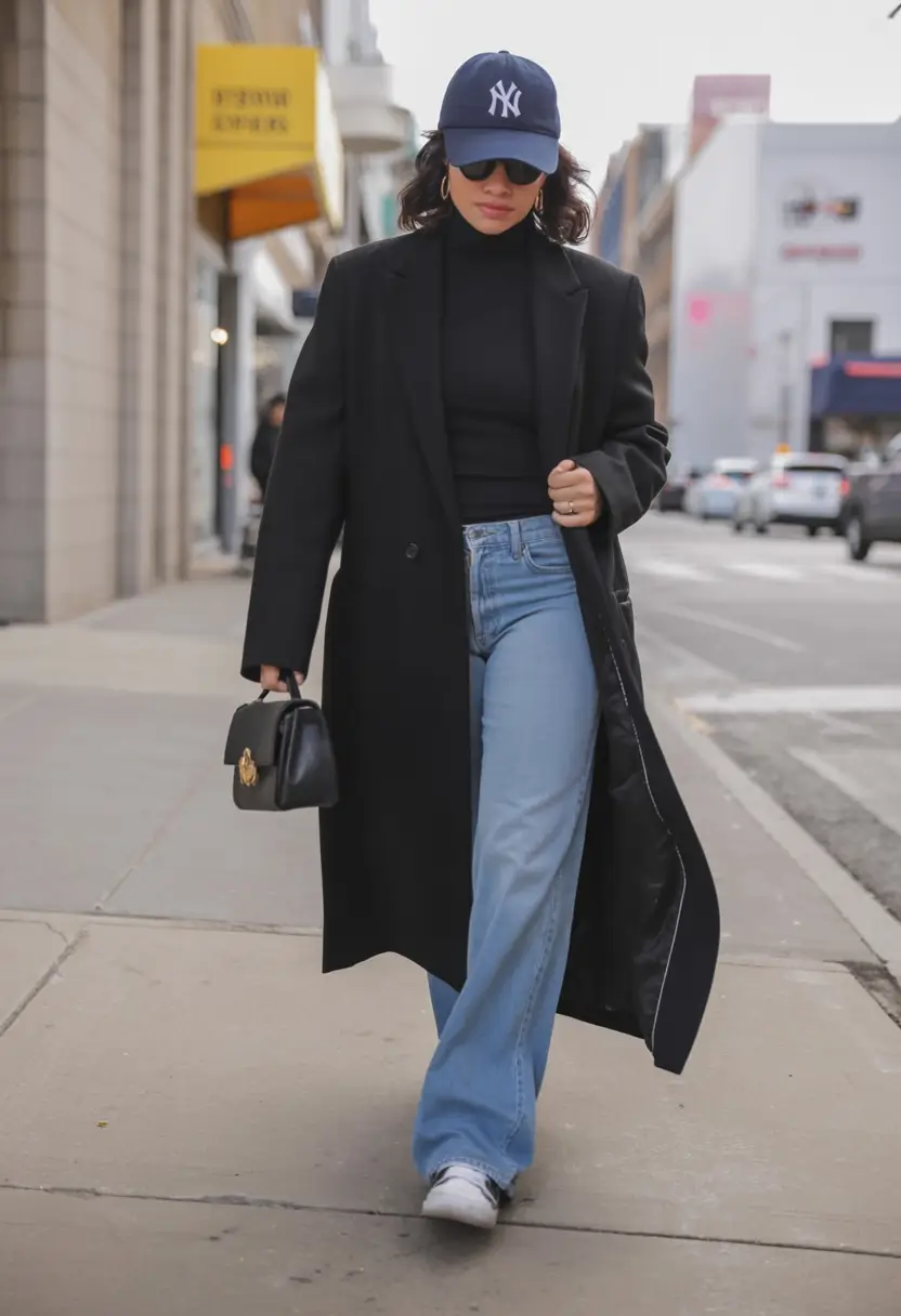 modern winter to spring outfits 2026 Off-Duty Cool With a Sporty Edge