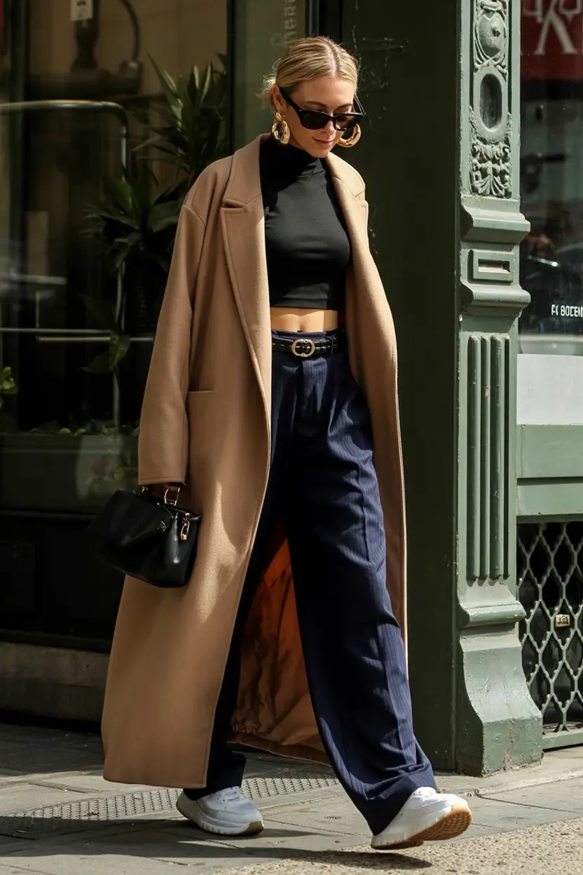 modern winter to spring outfits 2026 Urban Luxe Cropped & Covered