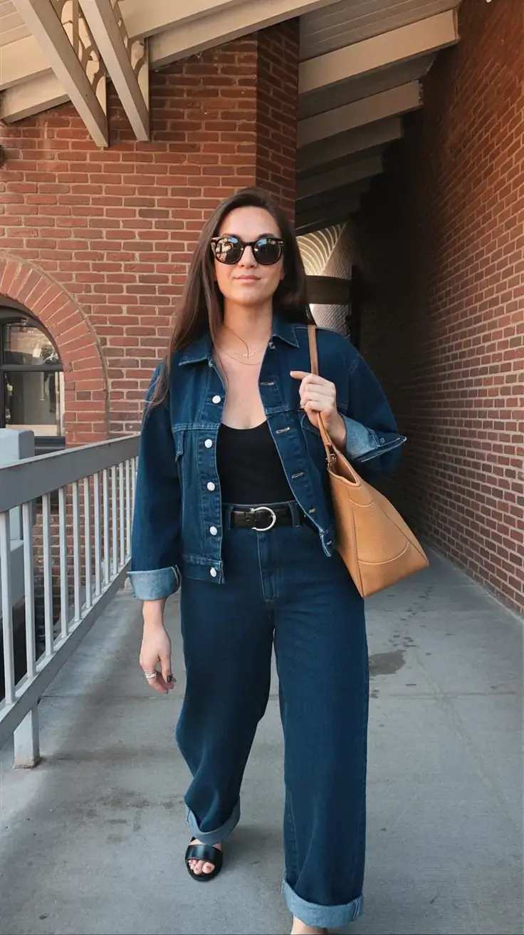 must have spring mom outfits 2026 Denim on Denim, Done Right
