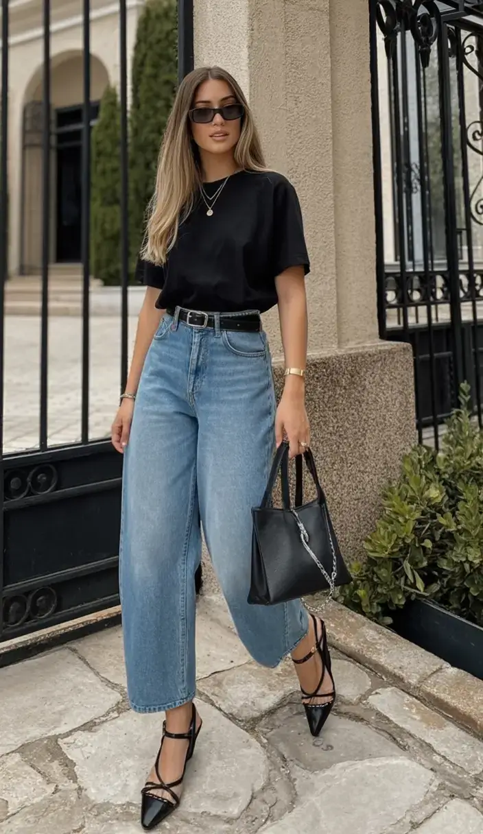 must have spring mom outfits 2026 Refined Basics with Bold Accessories