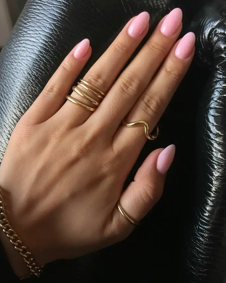 nails designs ideas february 2026 Blush Pink Simplicity