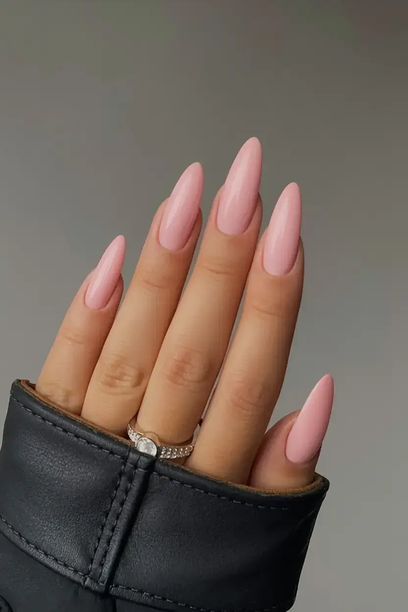 nails designs ideas february 2026 Soft Pink Whisper