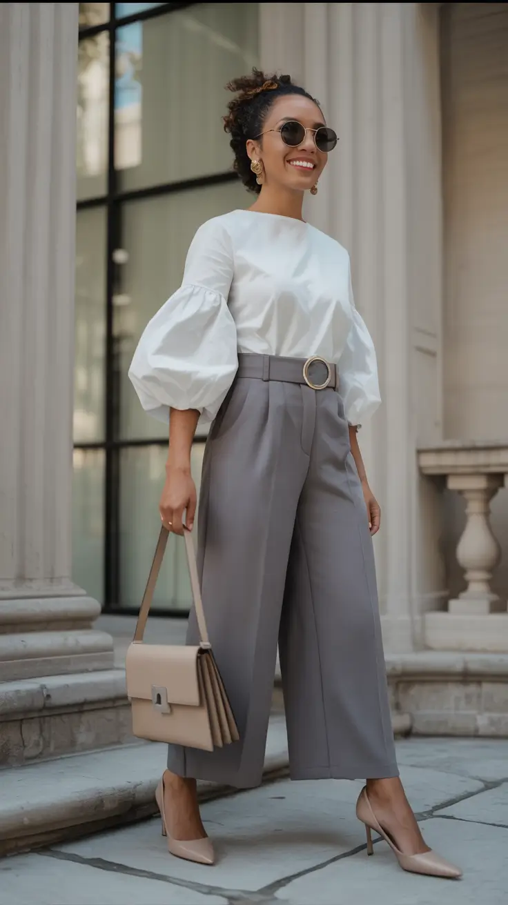 old money spring outfits 2026 looks Architectural Elegance in Clean Neutrals