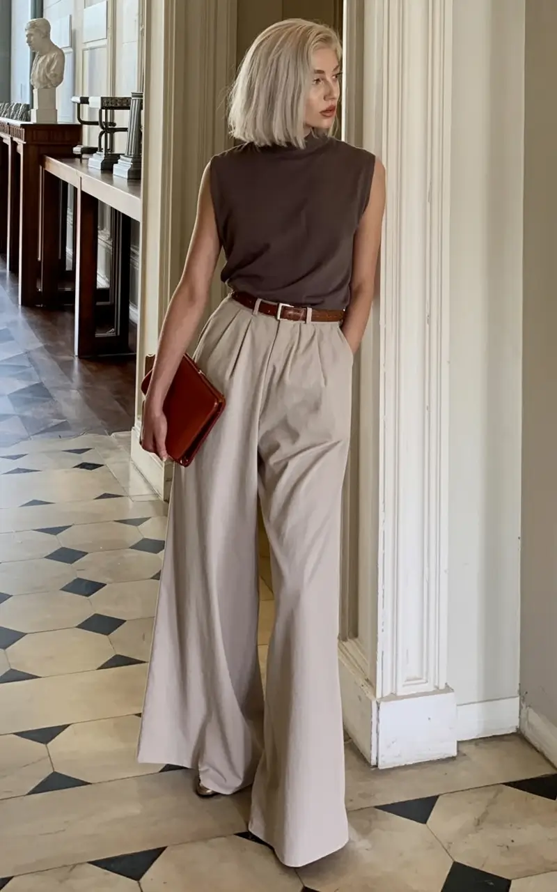 old money spring outfits 2026 looks Dark Academia With a Cream Twist