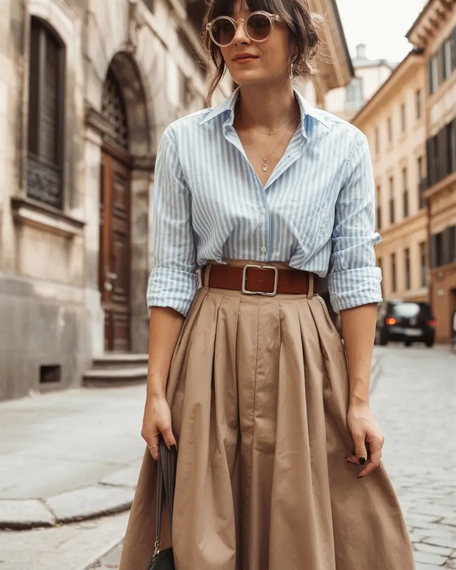 old money spring outfits 2026 looks European City Girl With a Twist