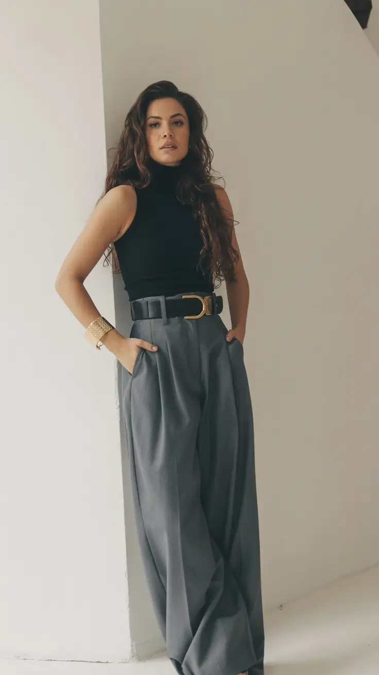 old money spring outfits 2026 looks Soft Power in Grey and Black