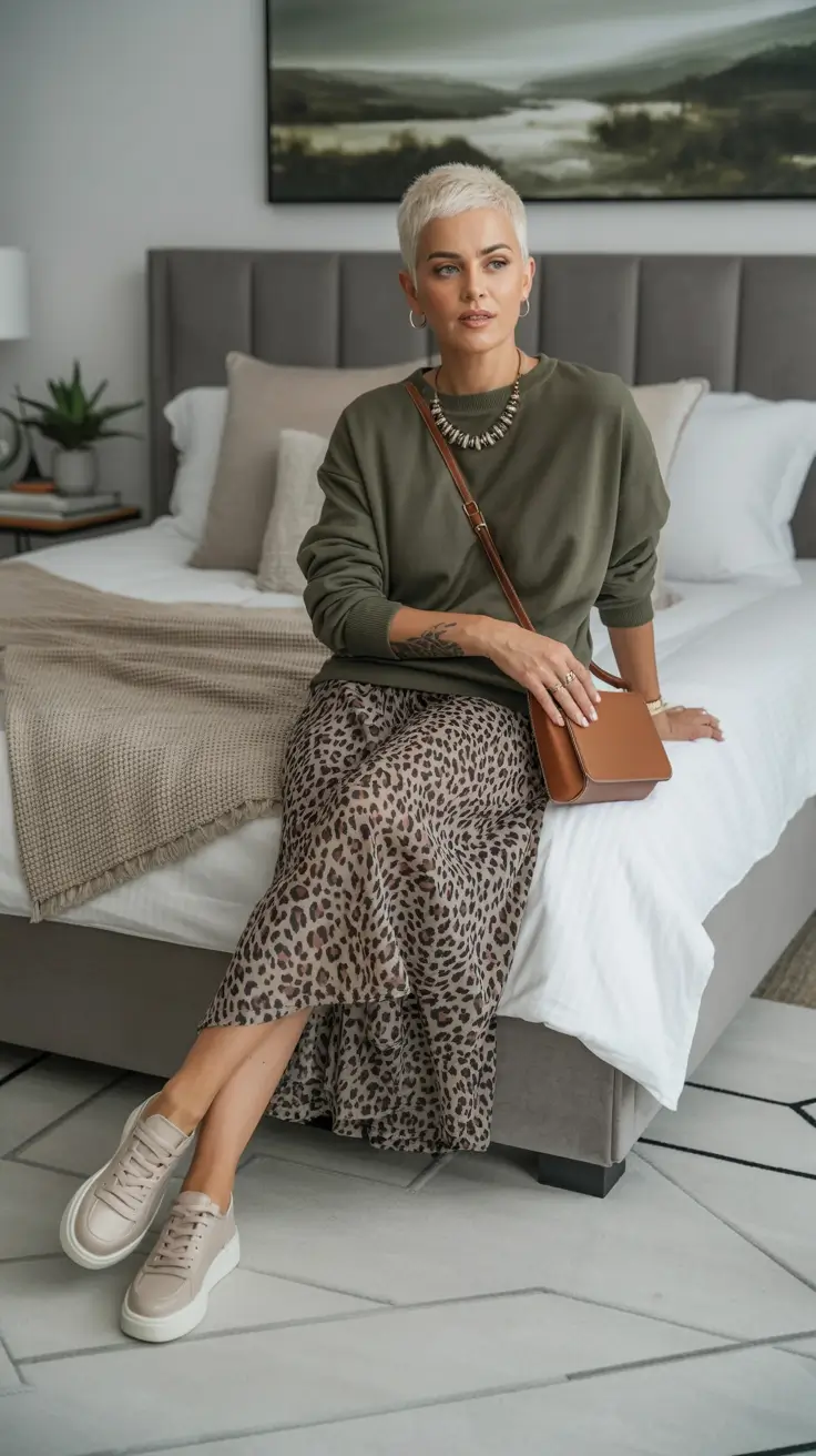 radiant spring outfits for women over 50 2026 Prints and Pullovers with Wild Charm