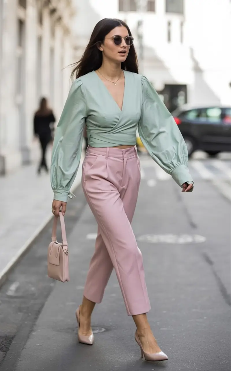 radiant spring travel outfits 2026 Pastel Power Move