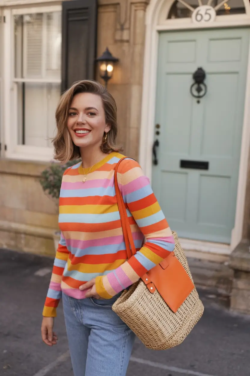 radiant spring travel outfits 2026 Rainbow Revival: Color That Travels