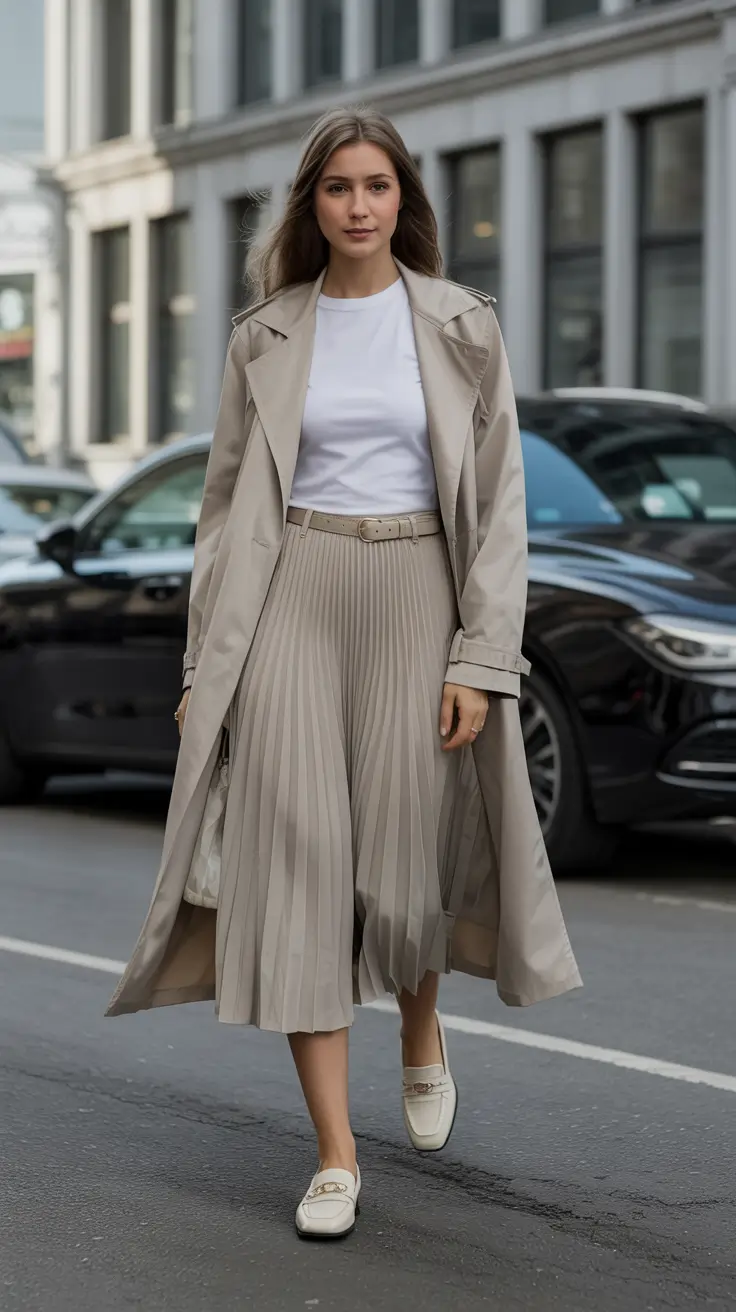 radiant spring travel outfits 2026 Layered Neutrals, Soft Power