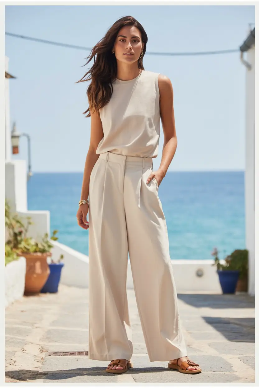 radiant spring travel outfits 2026 Soft Sand and Seaside Vibes