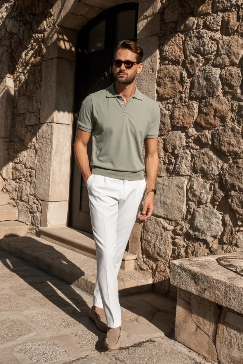 sharp spring outfits for men 2026 Polished Riviera with a Modern Spin