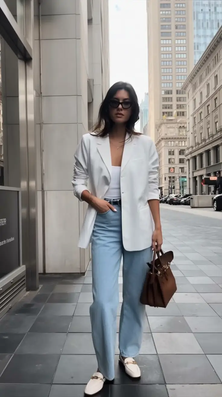 simple spring transition outfits 2026 designs+Soft Structure for City Mornings