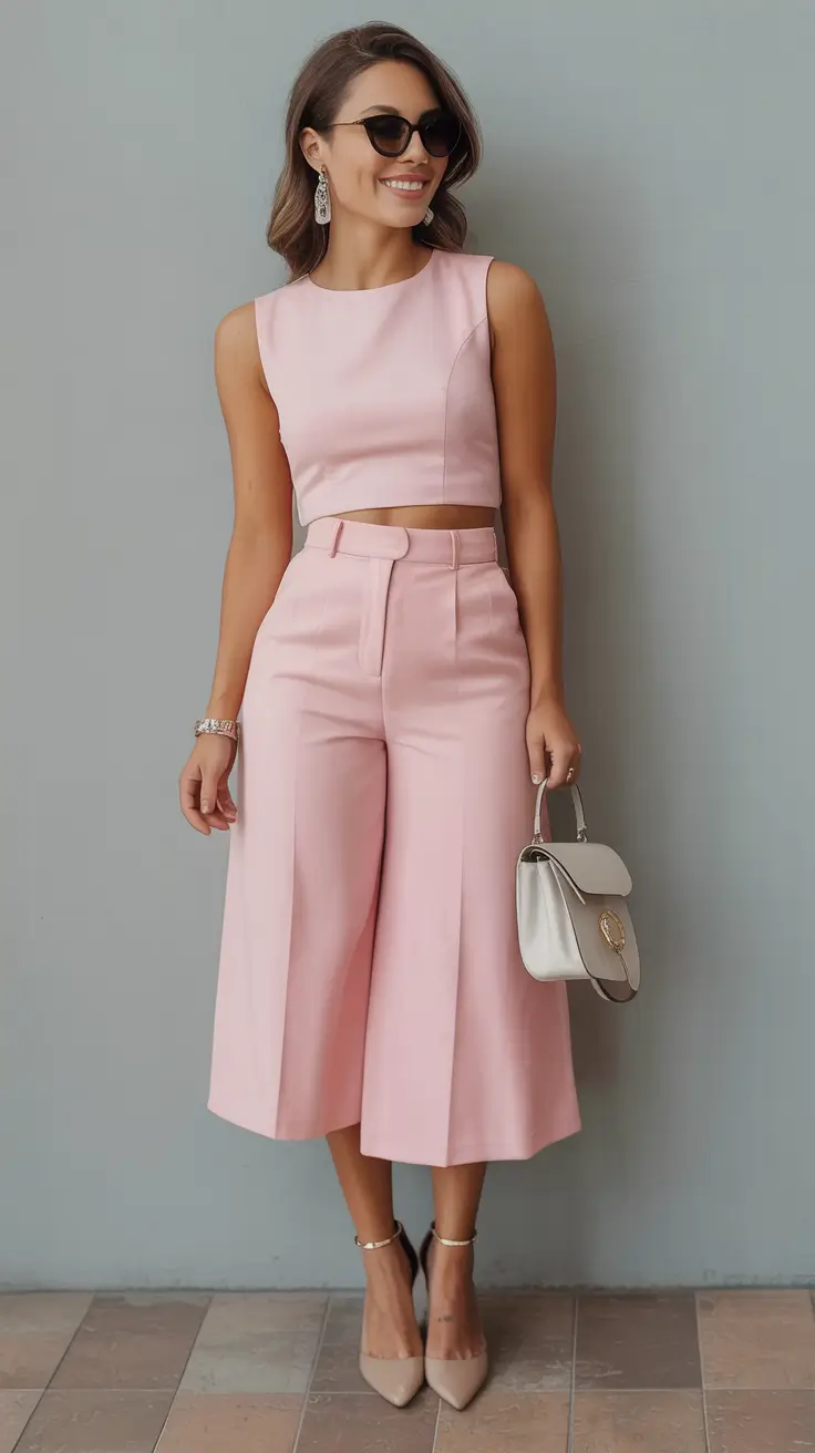 sophisticated spring fashion outfits 2026-Bubblegum Tailoring Soft Power in Pink