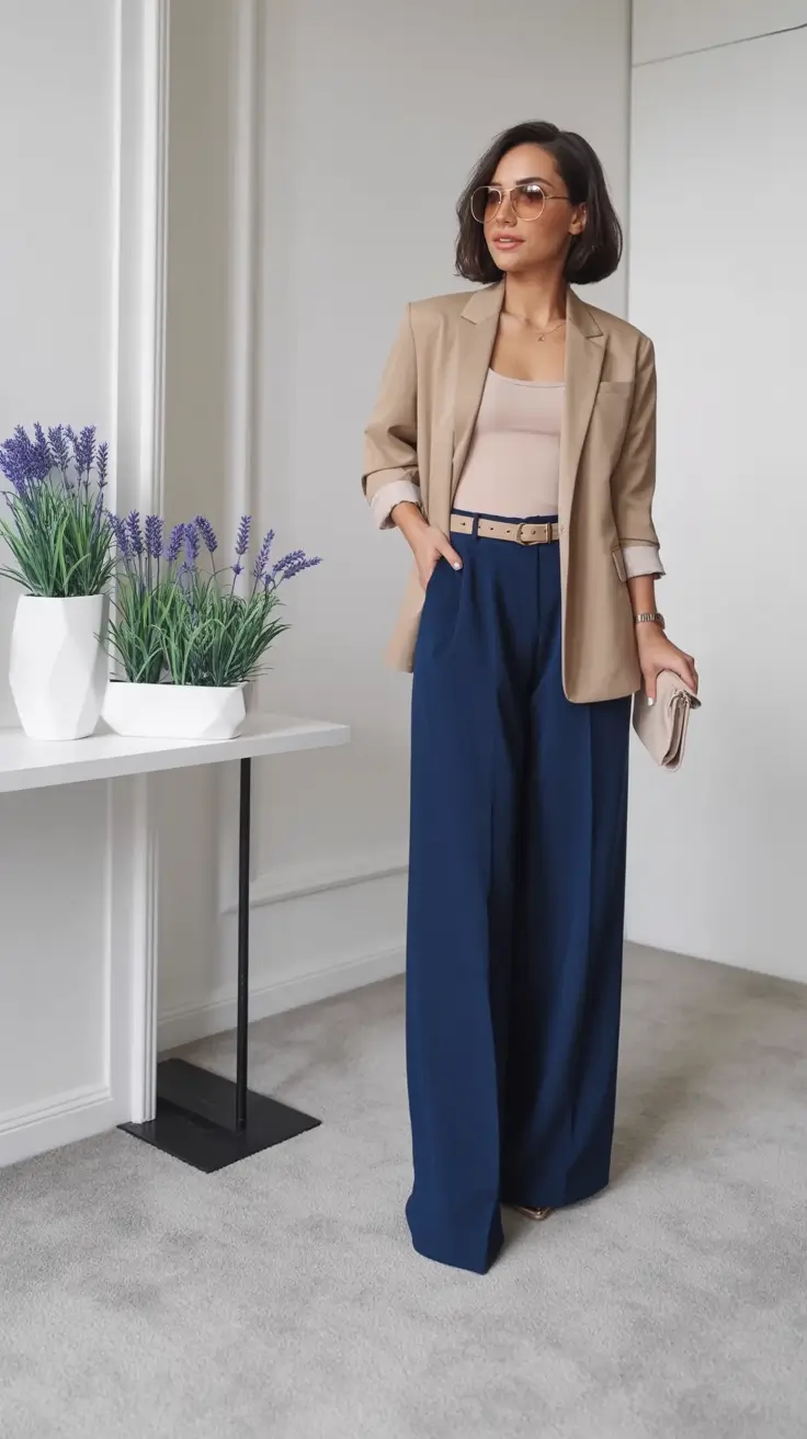 sophisticated spring fashion outfits 2026-Office Worthy With an Edge