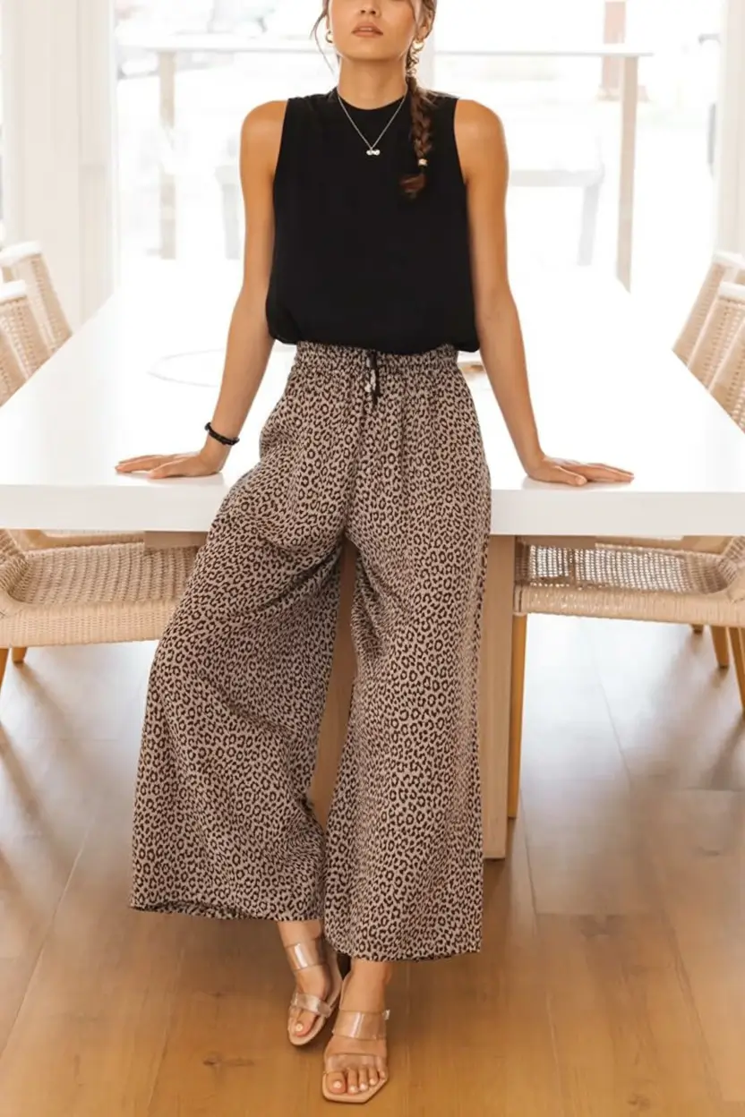 sophisticated spring fashion outfits 2026-Prints That Walk the Line