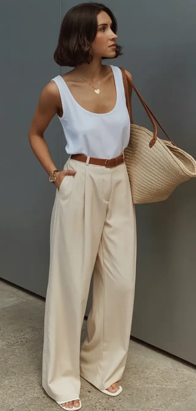 sophisticated spring fashion outfits 2026-Resort Neutrals Everyday Appeal