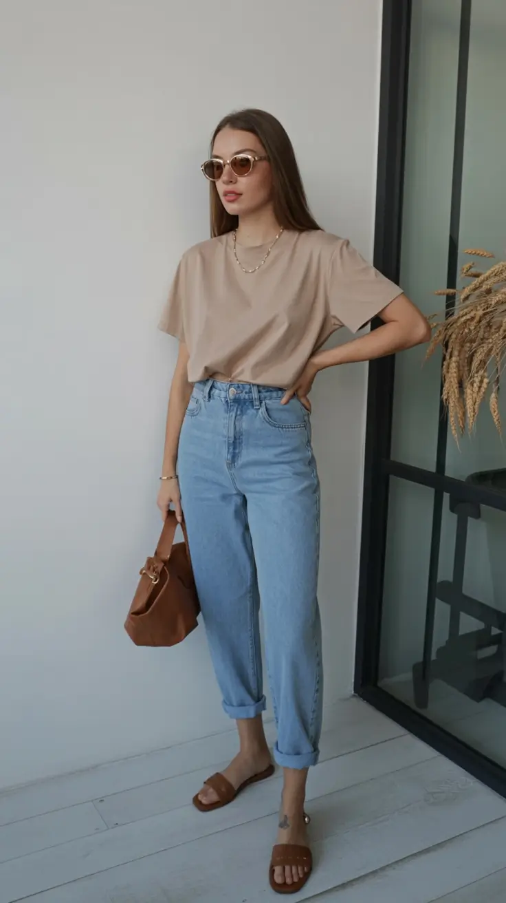 sophisticated spring fashion outfits 2026-Modern Basics with a Hint of Warmth
