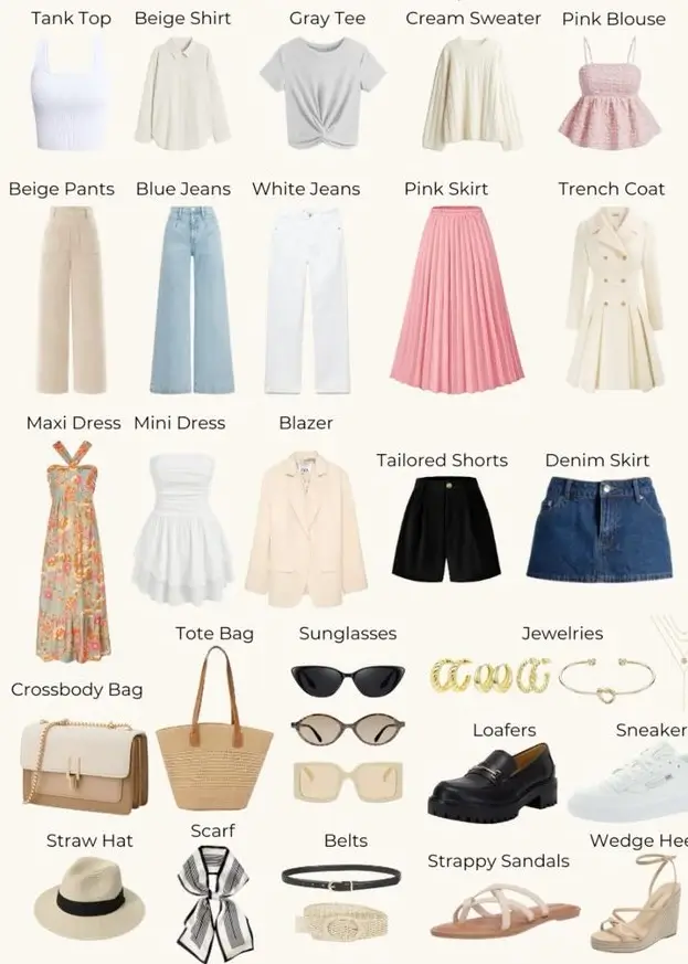 spring fashion capsule wardrobe 2026 Pastel Moments and Feminine Details