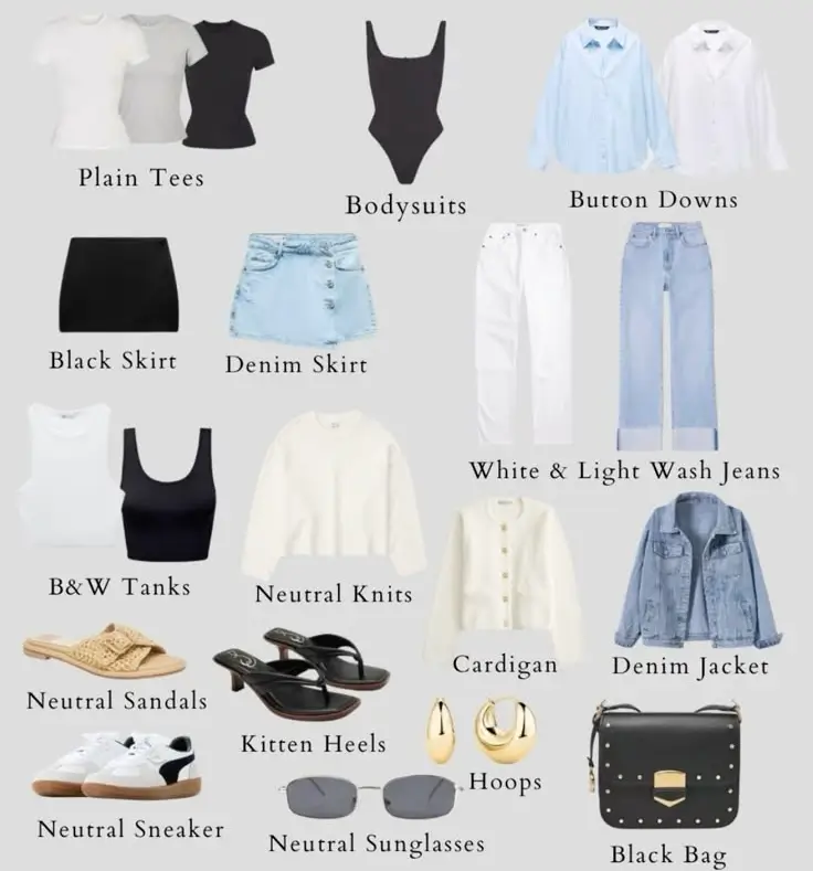 spring fashion capsule wardrobe 2026 Clean Cuts, Cool Colors, Classic Layers